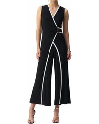 Joseph Ribkoff - Faux Wrap V-Neck Sleeveless Jumpsuit - Lyst