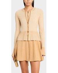 Toccin - Priscilla Zip Front Cardigan - Lyst