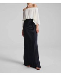 A.L.C. - Bianca Pleated Maxi Skirt - Lyst