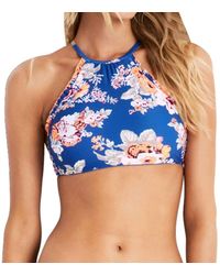 Seafolly - High Neck Bikini Top - Lyst