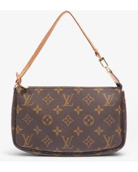 Louis Vuitton - Pochette Accessoires Monogram Coated Canvas Shoulder Bag - Lyst