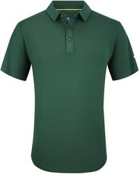 Tom Baine - Performance Solid Four-Way Stretch Golf Polo - Lyst