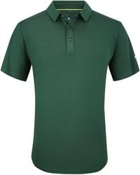 Tom Baine - Performance Solid Four-Way Stretch Golf Polo - Lyst