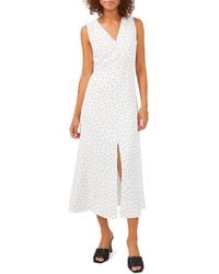 Vince Camuto - Button Front Long Maxi Dress - Lyst