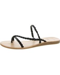 Dolce Vita - Slip On Open Toe Flatform Sandals - Lyst