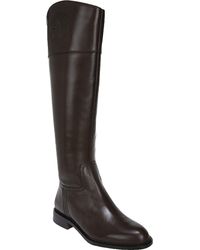 Franco Sarto - Hudson Leather Wide Calf Riding Boots - Lyst