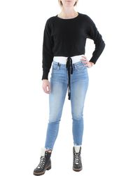 Lucy Paris - Cropped Knit Pullover Top - Lyst