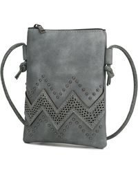 MKF Collection by Mia K - Athena Crossbody Vegan Leather Handbag By Mia K. - Lyst