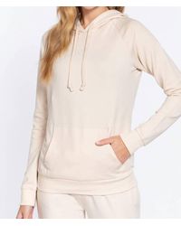 Active Basic - Fitted Long Sleeve Pullover French Terry Hoodie - Lyst