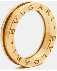 BVLGARI - B. Zero1 1-band 18k Gold Ring - Lyst