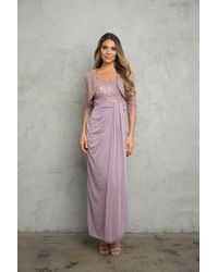TRUEDAMES - 2-Pc Bolero Jacket Mother Of The Bride Dress - Lyst