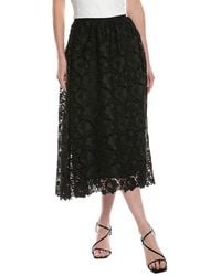 Cece - Lace A-Line Midi Skirt - Lyst