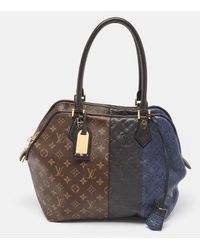 Louis Vuitton - Marine Monogram Canvas And Leather Limited Edition Blocks Zipped Bag - Lyst