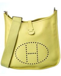 Hermès - Chartreuse Clemence Leather Evelyne Iii Pm (authentic Pre-owned) - Lyst