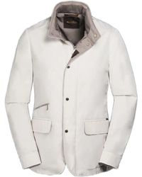 Moorer - Modern Field Jacket With Detachable Hood And Concealed Zip - Lyst