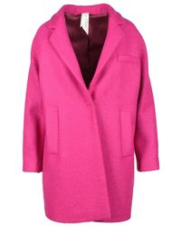 Annie P - Wool And Polyamide Coat - Lyst