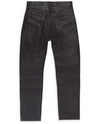 Purple Brand - Leather Pant Beauty Skinny Jeans - Lyst