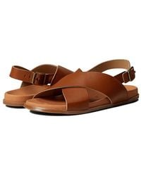 Eric Michael - Apollo Sandals -6 Leather Ankle Strap Zap1077 - Lyst