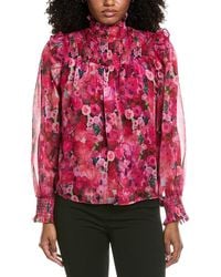 Fate - Print Chiffon Blouse - Lyst