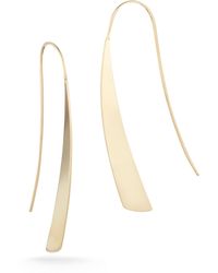 Ember Fine Jewelry 14k Italian Gold Threader Earrings - Metallic