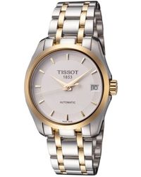 Tissot - Couturier White Dial Watch - Lyst