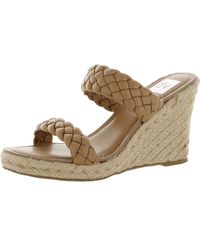 Dolce Vita - Lagoona Faux Leather Braided Wedge Sandals - Lyst