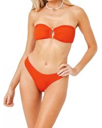 LSPACE - Rocky Ribbed Low Rise Bikini Bottom - Lyst