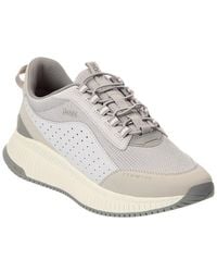BOSS - Ttnm Evo Leather Sneaker - Lyst