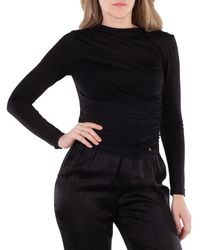 Anine Bing - Ruched Jersey Texture Top - Lyst