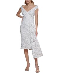 Eliza J - Lace Off-the-shoulder Cocktail And Party Dress - Lyst