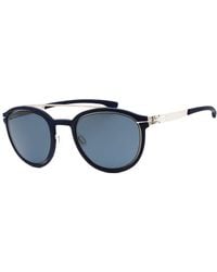 Ic! Berlin - Ic! Berlin Sunglasses Round Full Rim, Pearl Frame And Lens No-Complyrh0026H169 - Lyst