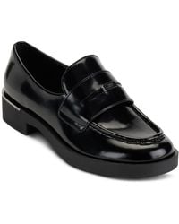 DKNY - Ivette Comfort Insole Faux Leather Loafers - Lyst