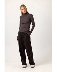 Sundays - Katya Turtleneck Slim Fit Top - Lyst