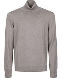 Fay - Fine-Knit Virgin Wool Turtleneck Sweater - Lyst