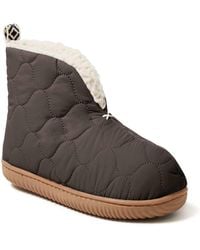 Dearfoams - Warm Up Bootie House Shoe Boot Slipper - Lyst