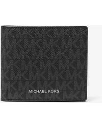 Michael Kors - Hudson Signature Logo Billfold Wallet - Lyst