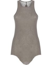 Rick Owens - Basic Rib Cotton Tank Top - Lyst