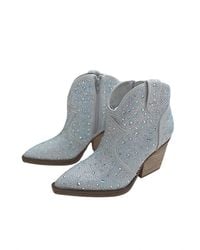 Very G - Austin Rhinestone Ankle Boots - Lyst