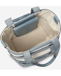 Shinola - The Medium Bixby Cadet Blue Vachetta Leather Basket Bag 20265347 - Lyst