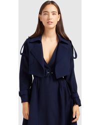 Belle & Bloom - Manhattan Cropped Trench - Lyst