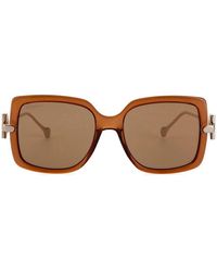 Ferragamo - Salvatore Sf 913s 210 55mm Square Sunglasses - Lyst