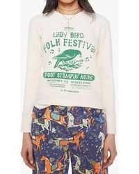 Mother - Itty Bitty Goodie Goodie Thermal Tee - Lyst