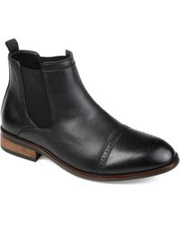 Vance Co. - Garrett Comfort Insole Faux Leather Chelsea Boots - Lyst
