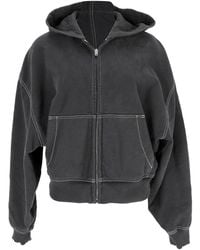 Acne Studios - Logo-Embroidered Hooded Sweatshirt - Lyst