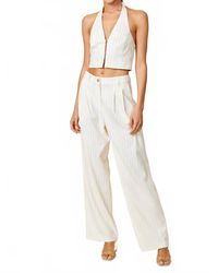 Line & Dot - Jane Pinstripe Pant - Lyst