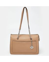 DKNY - Leather Large Bryant Chain Zip Tote - Lyst