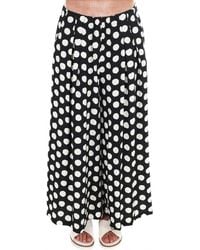 Umgee - Playful Polka Wide Leg Pants - Lyst