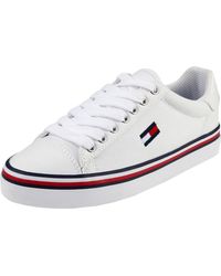 Tommy Hilfiger Anni Athleisure Lifestyle Casual Shoes in White | Lyst