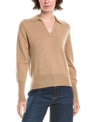 Forte - Fitted Cashmere Polo Sweater - Lyst