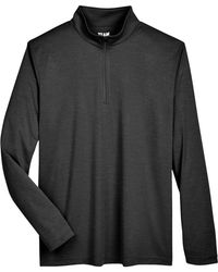Team 365 - Zone Sonic Heather Performance Quarter-Zip Pullover - Lyst